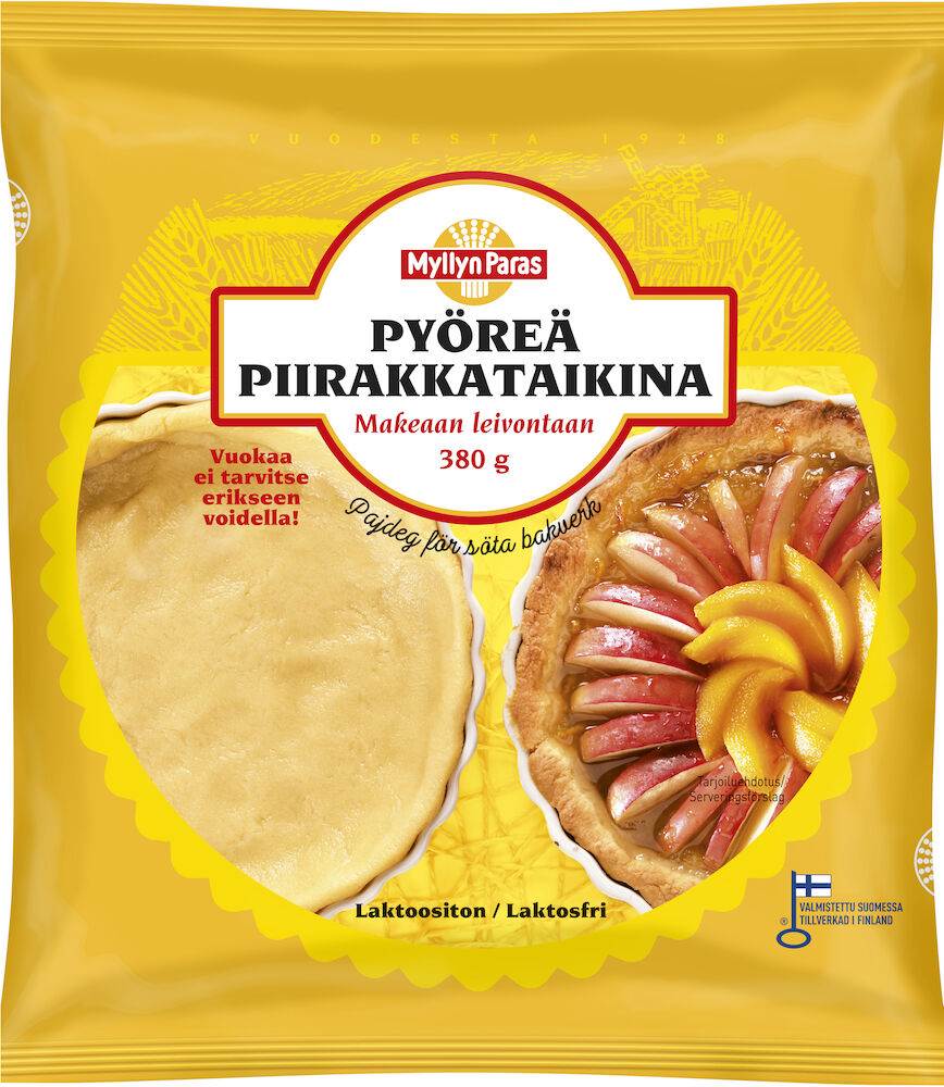 Myllyn Paras Pyöreä Piirakkataikina Makea 9x1x380g | Lantmännen Unibake